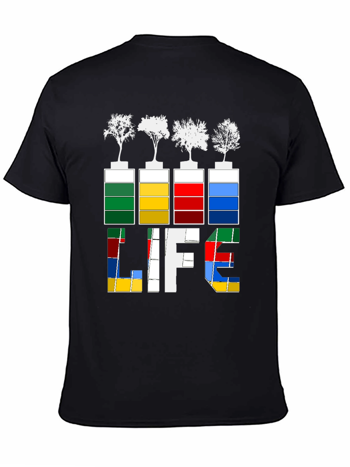 Eco Life Graphic Tee - Tree Battery Design